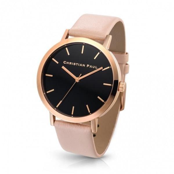 クリスチャンポール メンズ レディース ロウ RAW 43mm ブラック文字盤 RW-05 腕時計 バレンタインデー