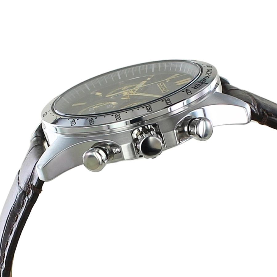 国内正規品 セイコー 腕時計 手表 メンズ 多機能ウォッチ スピリット グリーン ダークブラウン レザー  爆買 成人 卒業 入学 | SEIKO SELECTION | 05