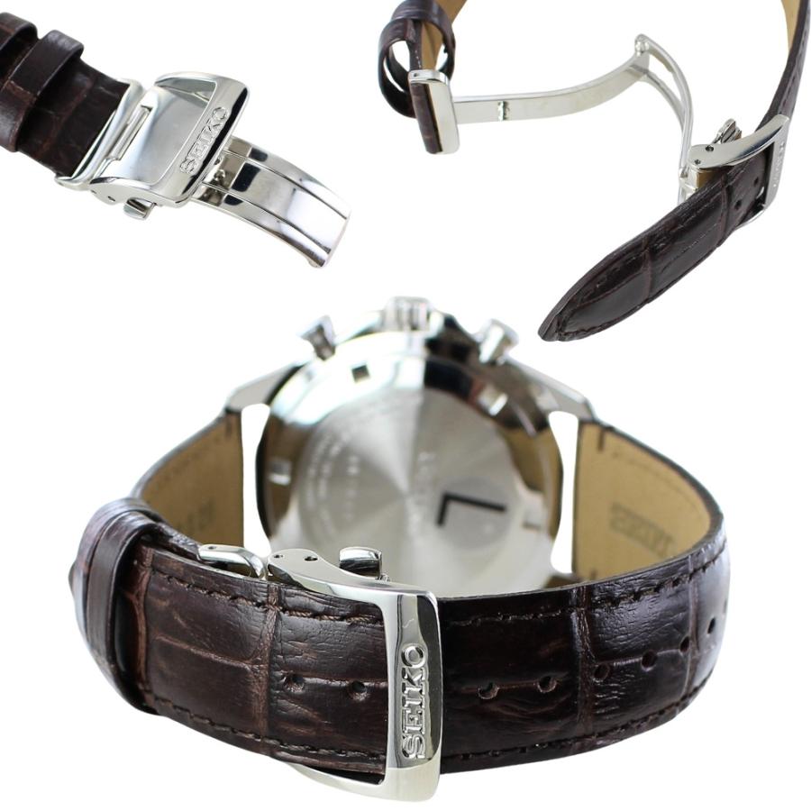 国内正規品 セイコー 腕時計 手表 メンズ 多機能ウォッチ スピリット グリーン ダークブラウン レザー  爆買 成人 卒業 入学 | SEIKO SELECTION | 06