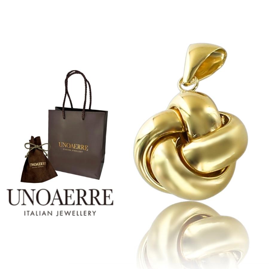 イタリア製ウノアエレk18ペンダーント UNOAERRE 正規品 ウノアエレ ショッパー付き ペンダントトップ