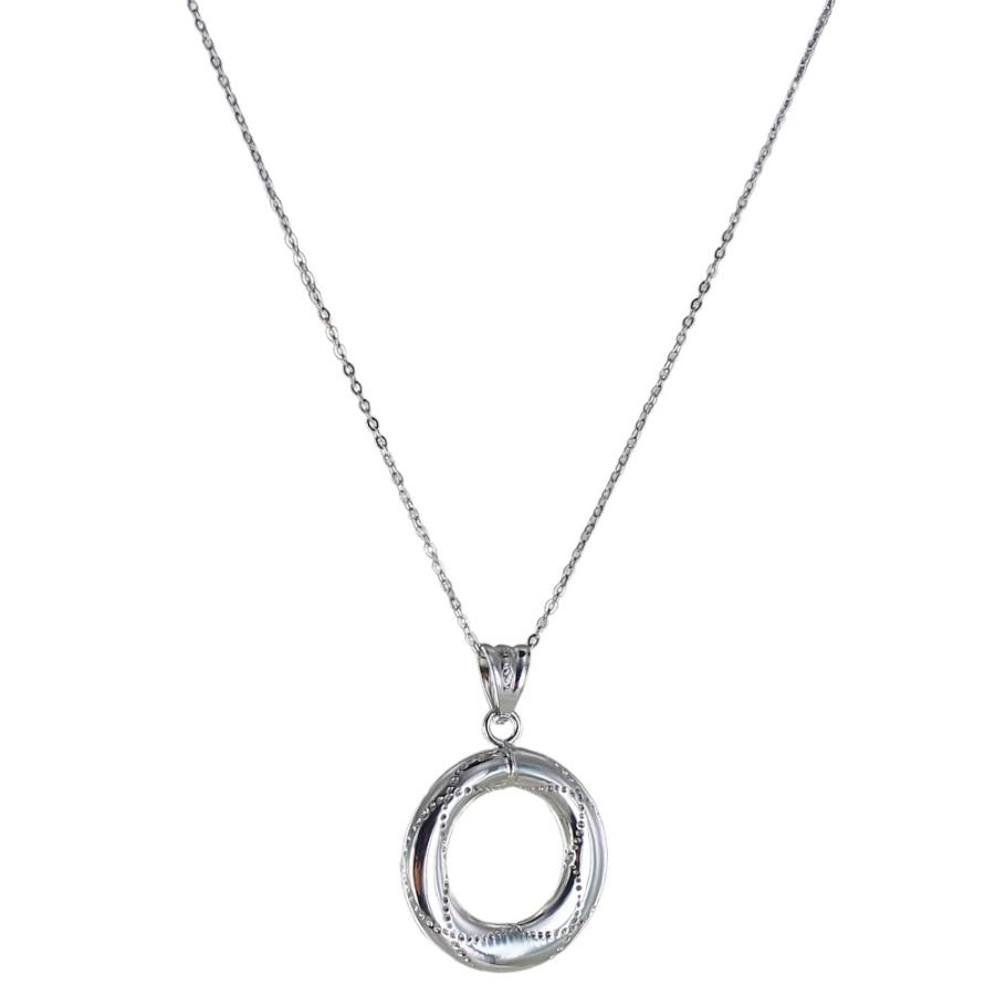 ショッパー付き 正規品 ウノアエレ ネックレス ホワイトゴールド 18金 K18 18K 爆買 成人 卒業 入学_6