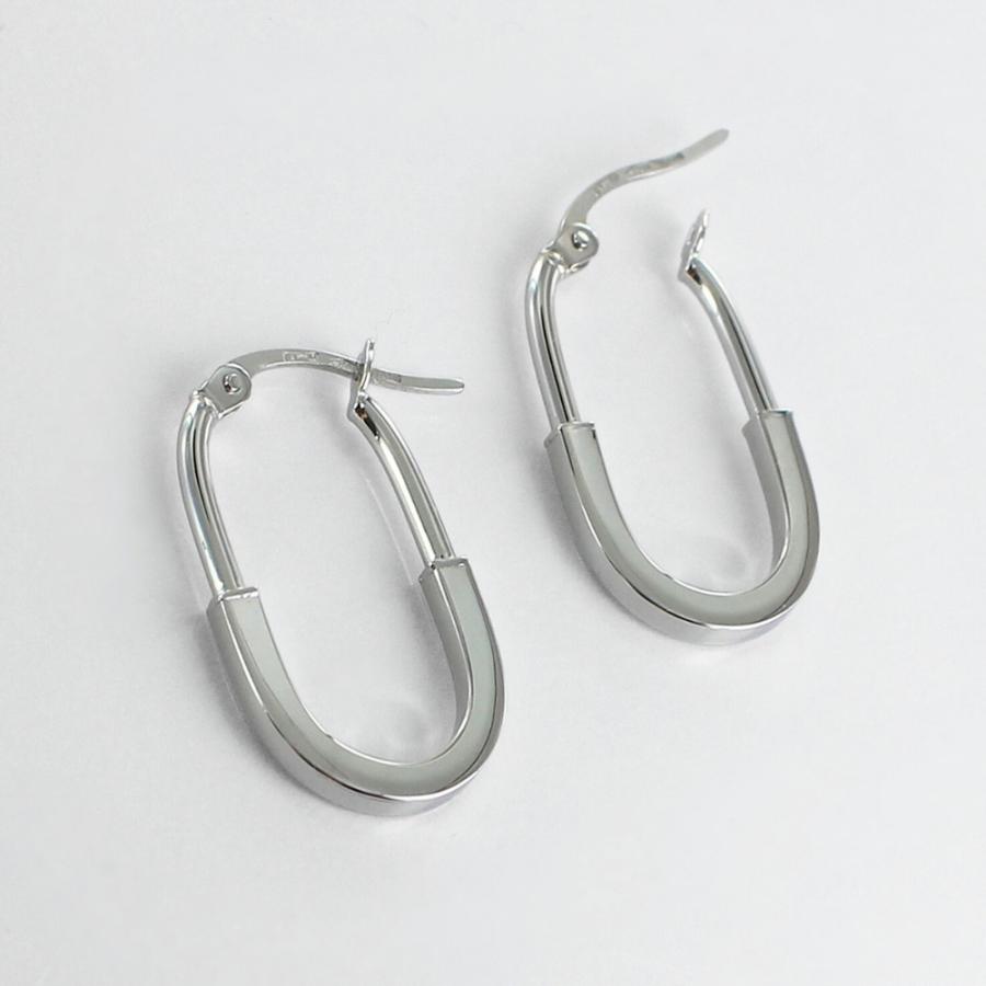 UNOAERRE（ウノアエレ） 正規品 ショッパー付き フープピアス K18