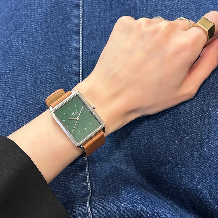 SKAGEN（スカーゲン） ペアウォッチ ペア 腕時計 革ベルト レザー