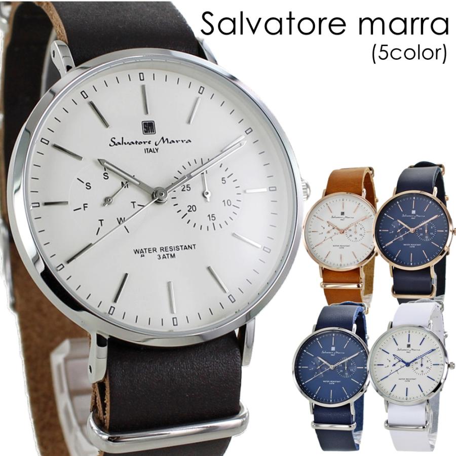 国内正規品 サルバトーレマーラ 時計 選べる5カラー レザーウォッチ