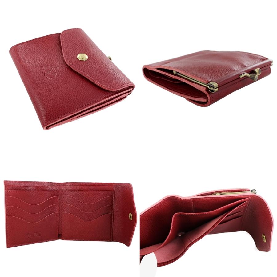 ⭐️未使用級⭐️　IL BISONTE　がま口　三つ折り財布　ブラック　レザー IL BISONTE がま口財布 | TOZAI NANBOKUYA