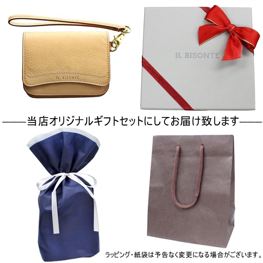 IL BISONTE ラッピング済み ギフトセット 女性 イルビゾンテ 革 ミニ 