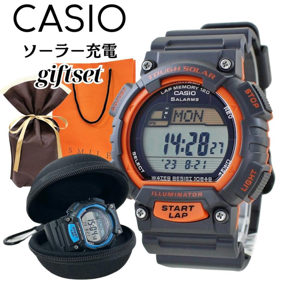 CASIO（カシオ） ラッピング済 ギフトセット ソーラー ランニング