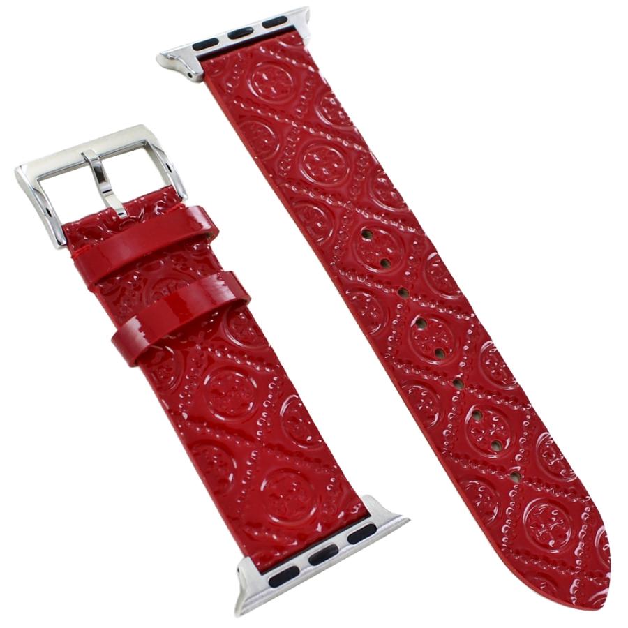 TORY BURCH トリーバーチ アップルウォッチ ベルト バンド 赤 革