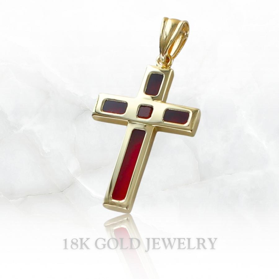 K18 クロス チャーム 18金 ネックレストップ ペンダントヘッド 上品 ゴールド 誕生日 記念日  爆買 成人 卒業 入学 | 