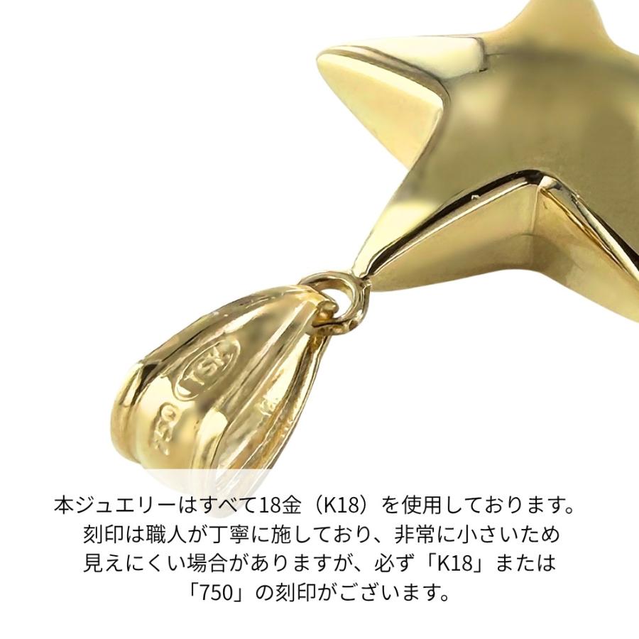 K18 スター ペンダントトップ 18金 イエローゴールド 星 コンビカラー ネックレストップ tsk-190248 爆買 成人 卒業 入学 |  | 05