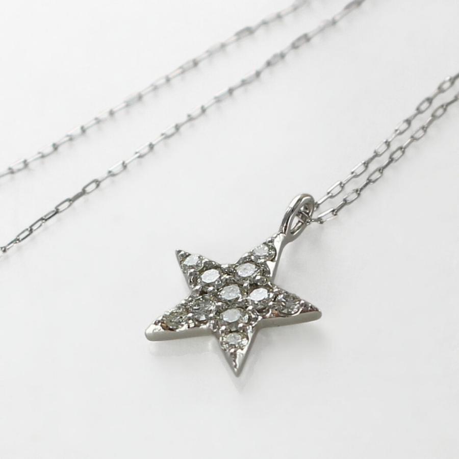プラチナ ネックレス レディース Pt900 ダイヤモンド 0.2ct スター 星 プレゼント 誕生日 爆買 成人 卒業 入学 |  | 02