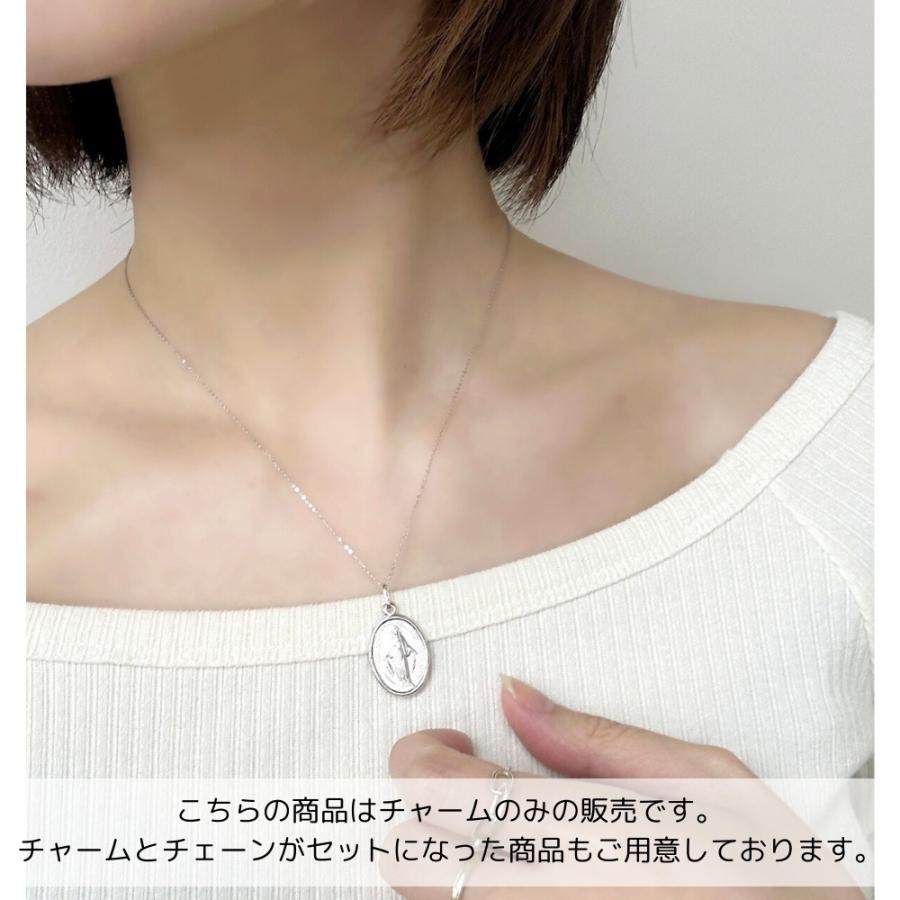 UNOAERRE（ウノアエレ） 18金 ホワイトゴールド メダイ マリア