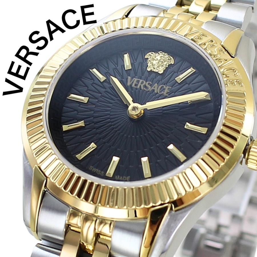 VERSACE（ヴェルサーチェ） 腕時計 レディース ブラック 高級 ブランド