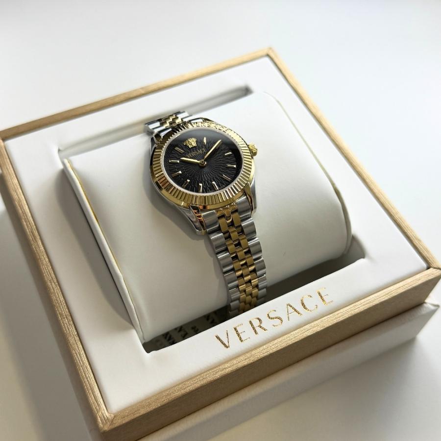 VERSACE（ヴェルサーチェ） 腕時計 レディース ブラック 高級 ブランド