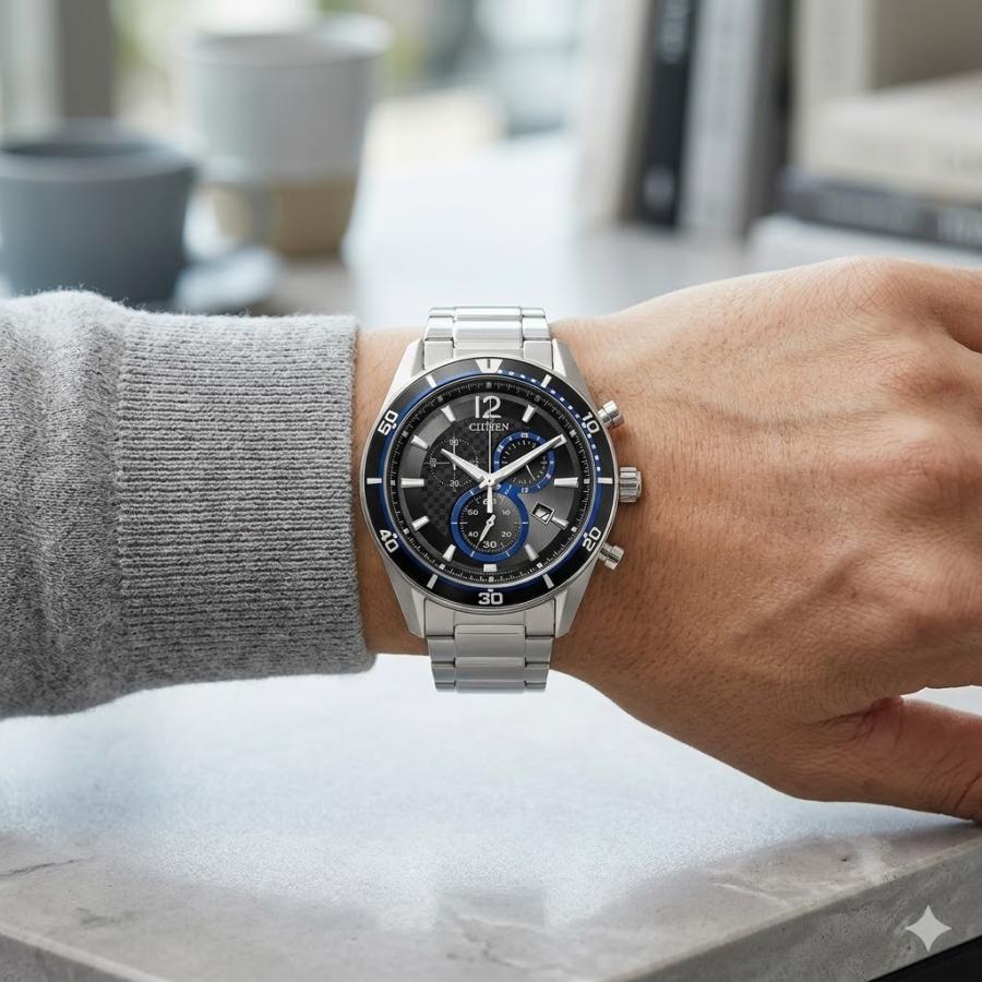 CITIZEN（シチズン） 腕時計 メンズ ソーラー 電池交換不要 クロノ