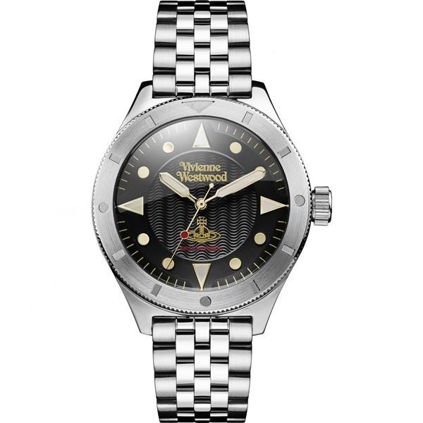 ヴィヴィアン 腕時計 VV160BKSL シルバー メンズ ウエストウッド 腕時計 【オンライン限定商品】