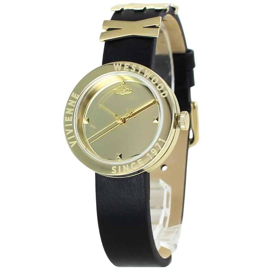 美品 Vivienne Westwood レディースウォッチ ゴールド/ブラック Vivienne Westwood（ヴィヴィアンウエストウッド） ヴィヴィアン