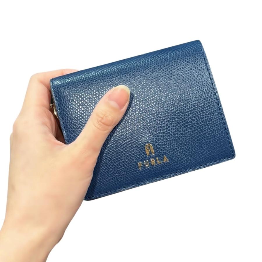 フルラ／FURLA 財布 ウォレット レディース 女性 女性用レザー 革 本革 ブルー 青  00622756 ホック式 小銭入れあり 二つ折り フルラ FURLA 財布 二つ折り財布 折りたたみ財布 小銭入れ付き WP00314