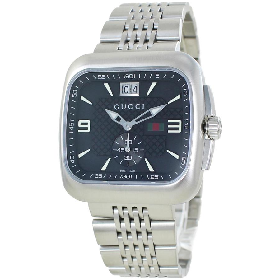 【〜6/6まで出品】 グッチ 腕時計 メンズ 男性 30代 40代 50代 クーペ スクエア 四角 おしゃれ クリスマスプレゼント 【1418421379】(51060円)