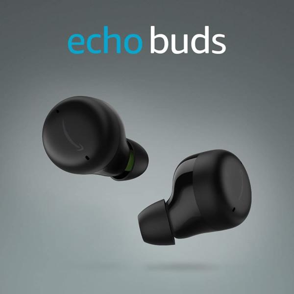 Echo Buds (エコーバッズ) 第2世代 アクティブノイズキャンセリング付き完全ワイヤレスイヤホン with Alexa カラー：ブラック | 