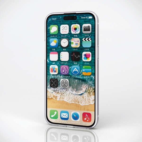 エレコム iPhone 15 Pro Max用 ソフトケース『PM-A23DUCTKCR』 極限 クリア カバー スマホケース ELECOM 送料無料 | ELECOM | 03