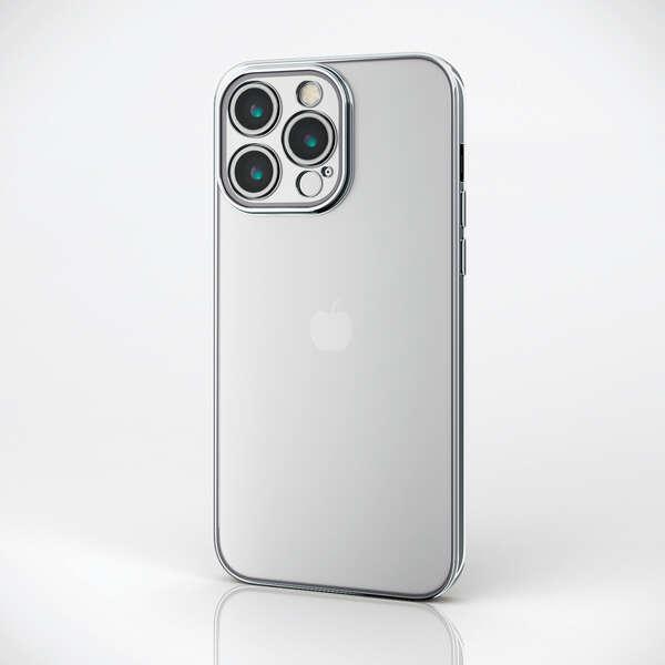 エレコム iPhone 15 Pro Max用 ソフトケース『PM-A23DUCTMKSV』極限 メタリック(プラチナシルバー)(PM-A23DUCTMKシリーズ) ELECOM 送料無料 | ELECOM | 01