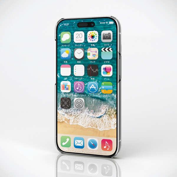 エレコム iPhone 15用 ハイブリッドケース『PM-A23APVCR』薄く、軽く、傷に強い！ ストラップホール付 クリア ELECOM 送料無料｜primeworldjp｜04