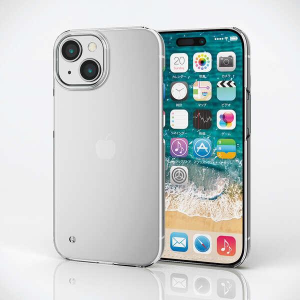 エレコム iPhone 15用 ハイブリッドケース『PM-A23APVCR』薄く、軽く、傷に強い！ ストラップホール付 クリア ELECOM 送料無料 | ELECOM | 04