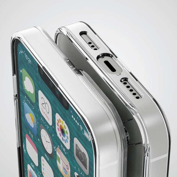 ELECOM エレコム iPhone 13 Pro用 ハイブリッドケース『PM-A21CHVCK2CR