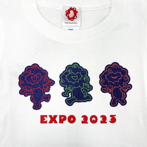 EXPO2025 ミャクミャク カラフルデニムプリントTシャツ(160) 大阪