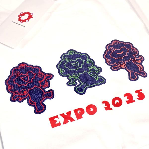 EXPO2025 ミャクミャク カラフルデニムプリントTシャツ(160) 大阪