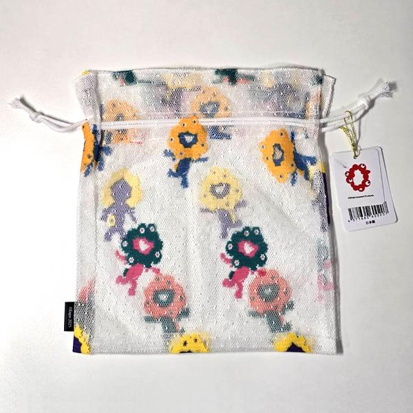 万博　ミャクミャク レース キンチャク　ショルダー　ポーチ　ボーダーカラー EXPO2025 ミャクミャク レースのキンチャクポーチ ボーダー