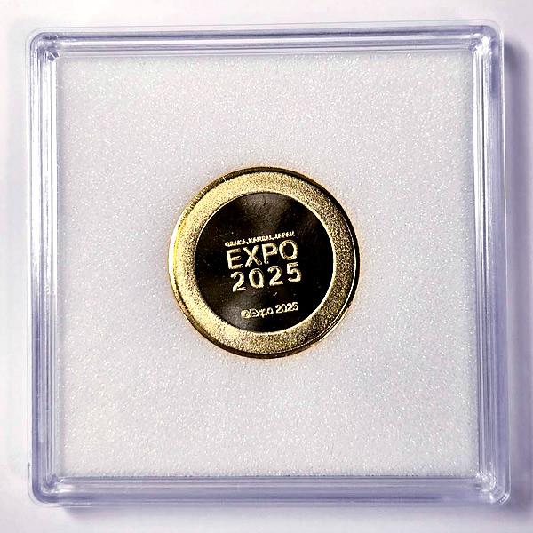 EXPO2025 ミャクミャク 記念メダル レリーフ 1点 ケース付き 赤