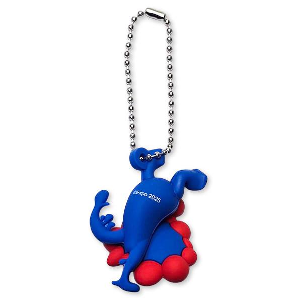 EXPO2025 ミャクミャク ラバー立体ボールチェーン 逆立ち [マスコット