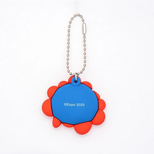 EXPO2025 カラビナ付きマスコット立体ラバーマスコットキーホルダー EXPO2025 ラバー立体ボールチェーン ミャクミャク顔 [マスコット