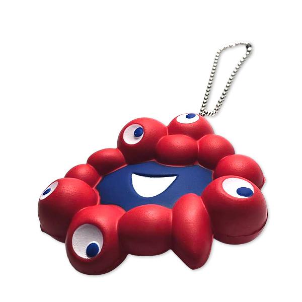 EXPO2025 やわらかマスコット ミャクミャク顔 ボールチェーン