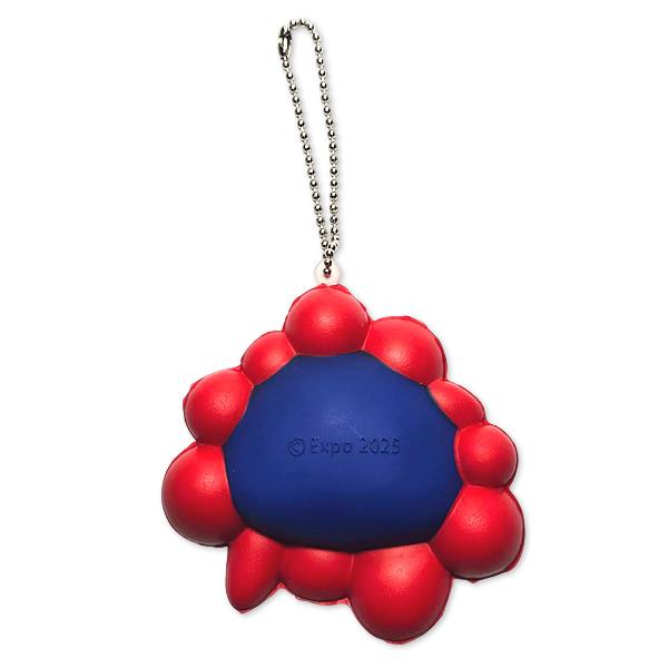 EXPO2025 やわらかマスコット ミャクミャク顔 ボールチェーン