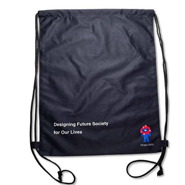 激レア 完売品 大阪万博２０２５【ミャクミャク】ナップザック 黒ミャクミャク EXP02025 ミャクミャク ナップザック Mid century 黒 | 2025大阪・関西