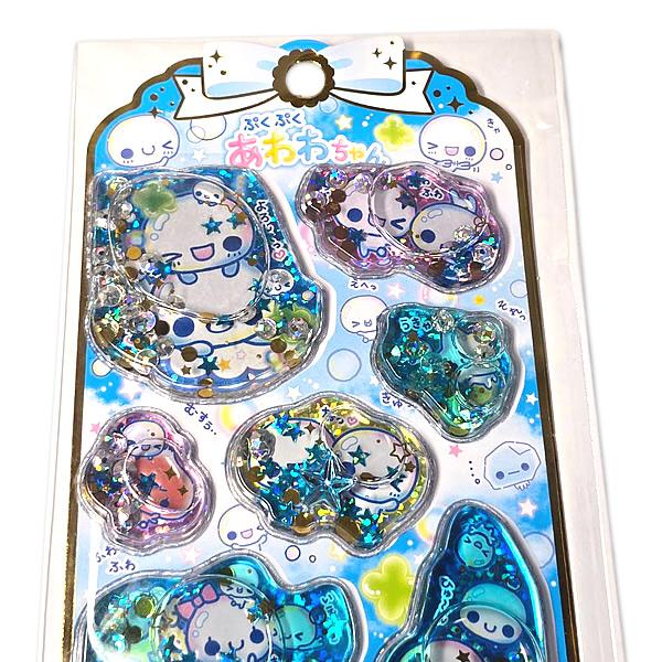正規品　ウォーターシール　サンリオ　あわわちゃん まとめ売り カミオジャパン ウォーターインシール あわわちゃん クローバー 国内