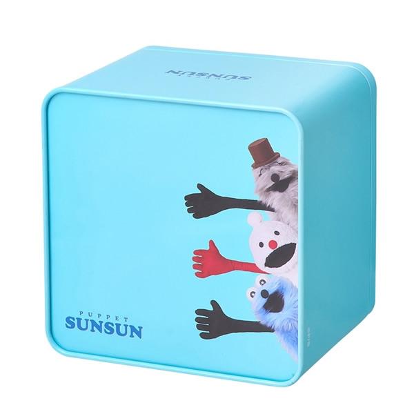 レトロテレビ缶 (パペットスンスン) [お菓子詰め合わせ/バレンタイン