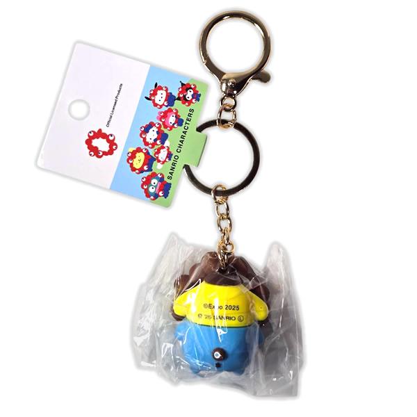 EXPO2025サンリオミャクミャクぬいぐるみM とキーホルダー　ポムポムプリン sanrio ミャクミャク なりきり立体マスコットカラーキーホルダー