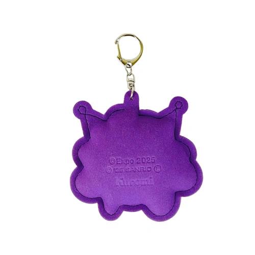 sanrio ミャクミャク なりきりキラキラレザーキーホルダー