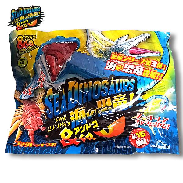 海の恐竜＆Ｃｏ.（アンドコ） ７パック入り 7袋入BOX】海の恐竜＆Co.(アンドコ) 1箱 全16種 メガロドン