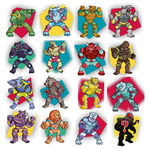 1BOX／8袋】ストレッチーズ ミュータント ファイターズ (第3弾