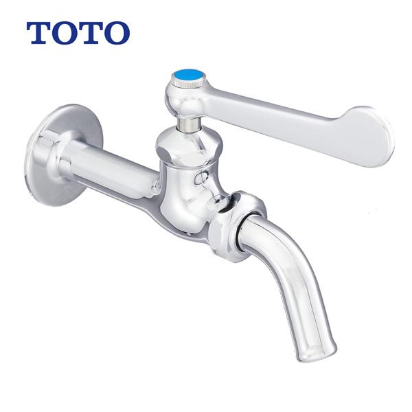 TOTO T200BSQ13C 横水栓(吐水口回転、レバー式) ユーリティ用単水栓  吐水口回転式 水栓金具 蛇口 [即納] | TOTO