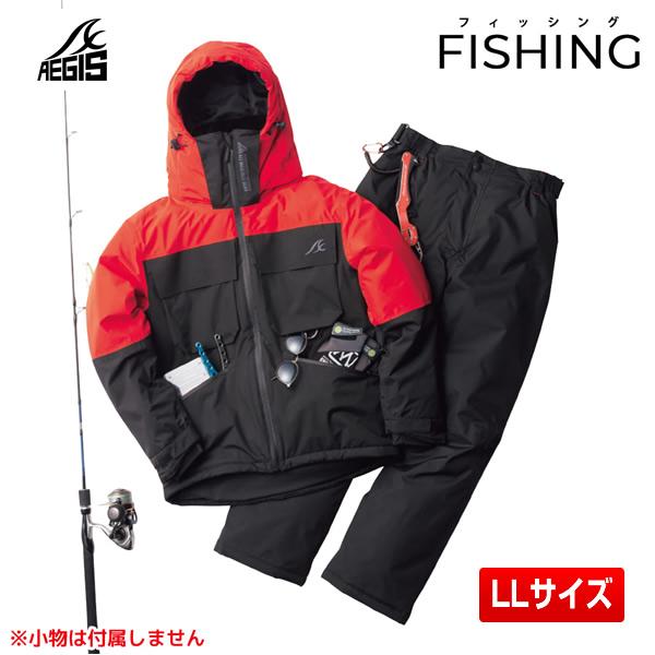 ワークマン イージス 防水防寒スーツ フィッシングスタイル LL 2023年モデル 開発協力アンバサダー スズキシゲハルさん 釣り用防寒着 | 
