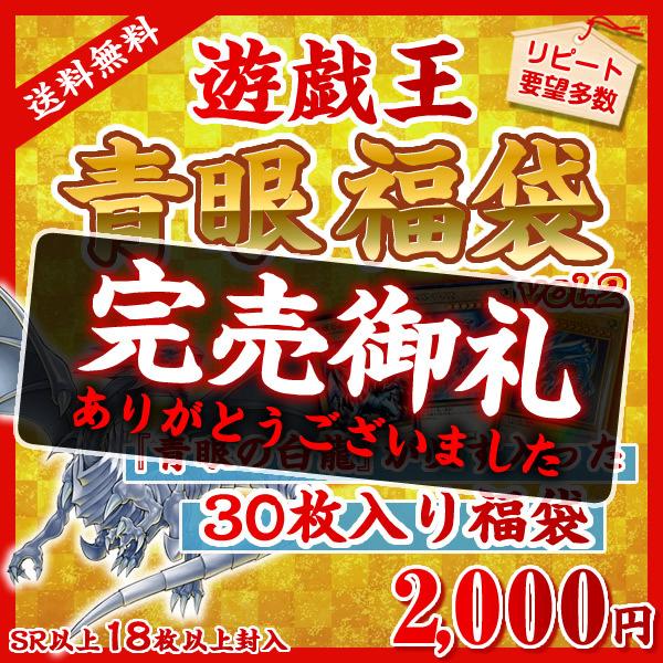 送料無料 遊戯王 青眼福袋 Vol 2 30枚入り Sr以上が18枚以上 福袋 オリパ 青眼の白龍 日本語版のみ Yugioh Pack002 プライムワールド 通販 Yahoo ショッピング