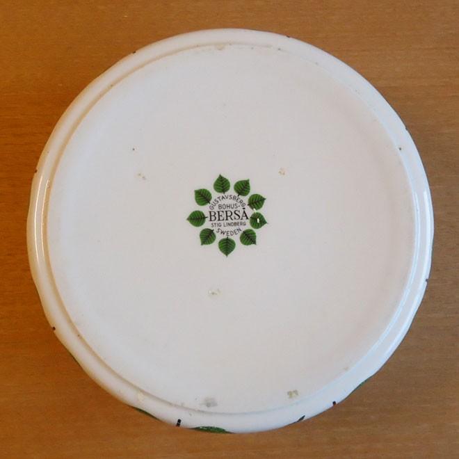 stig lindberg リンドベリ ベルサ 蓋付きボウル ビンテージ