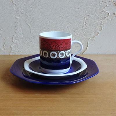 ロールストランドオーブンプレートハンドペイント北欧ヴィンテージ