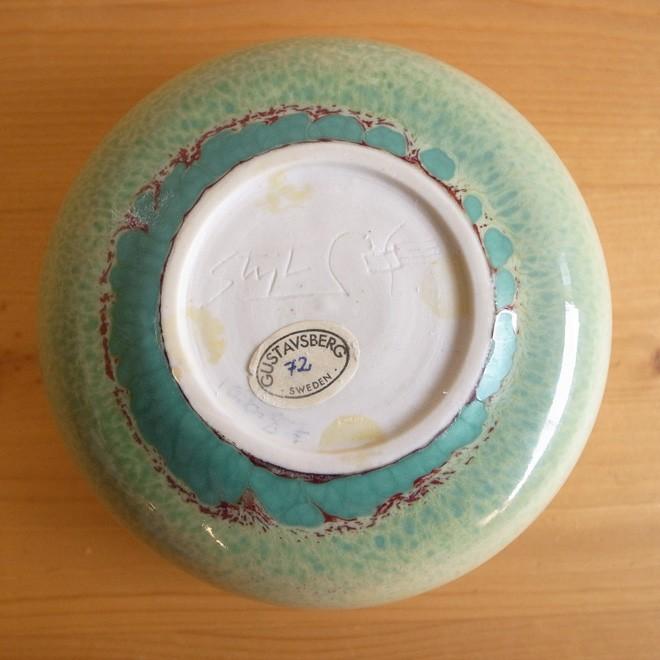 Stig Lindberg　スティグ・リンドベリ　ヴィンテージ ボウル Vintage GUSTAVSBERG BIRKA BOWL [pot250407] スティッ